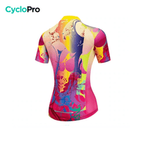 DAMES JERSEY MET KORTE MOUWEN / TYE - KLEURSTOF - OPRUIMING Cyclo Pro 