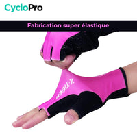 Mitaines Cycliste Femme Rose - Flash+ X-TIGER Official Store 