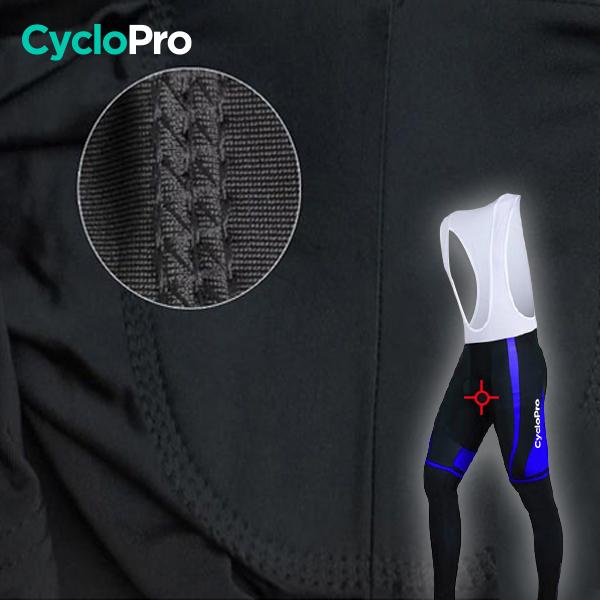 HERFST BLAUWE FIETSOUTFIT - ABSTRACT+ herenfietsoutfit CycloPro 