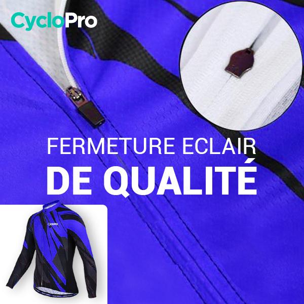HERFST BLAUWE FIETSOUTFIT - ABSTRACT+ herenfietsoutfit CycloPro 