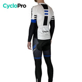 Tenue cycliste Automne Bleue et blanche - Pro+ tenue de cyclisme automne GT-Cycle Outdoor Store 