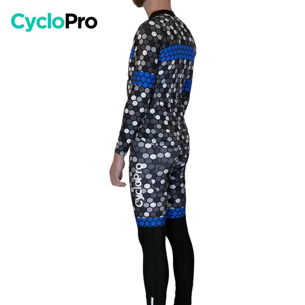 Herfstfietsoutfit heren Blauw - Atmosphère+ herfstfietsoutfit GT-Cycle Outdoor Store 