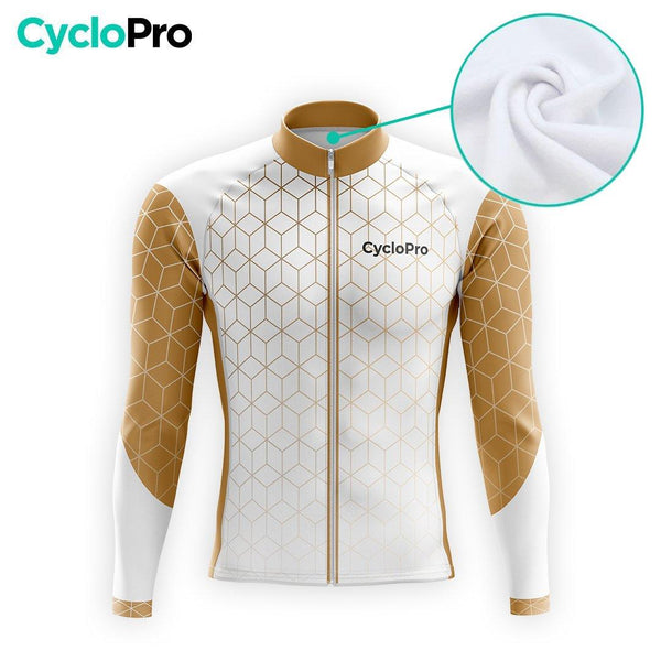 TENUE CYCLISTE AUTOMNE HOMME MARRON - CUBIC+ tenue cyclisme homme CycloPro 