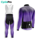 HERFST FIETSOUTFIT HEREN PAARS - DIMENSION+ herenfietsoutfit CycloPro 