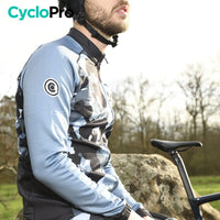TENUE CYCLISTE AUTOMNE MARINE - COMMANDEUR tenue de cyclisme CycloPro 