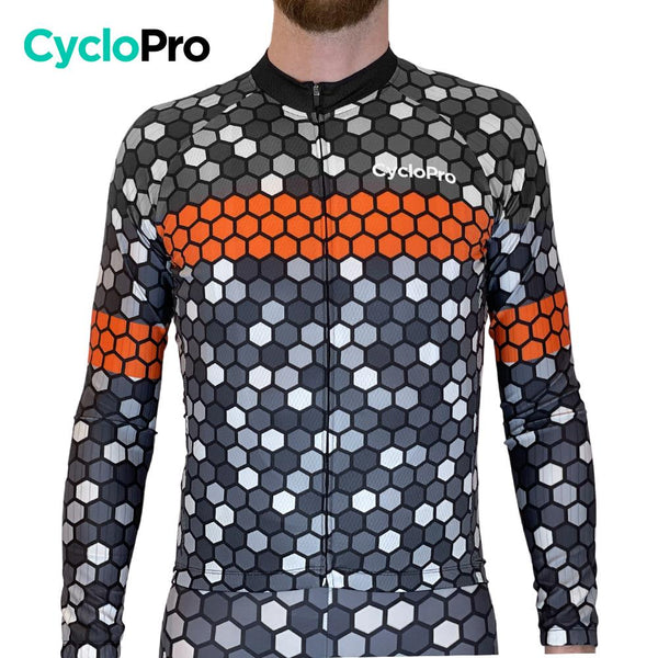 Herfstfietsoutfit Oranje Heren - Atmosphère+ herfstfietsoutfit GT-Cycle Outdoor Store 