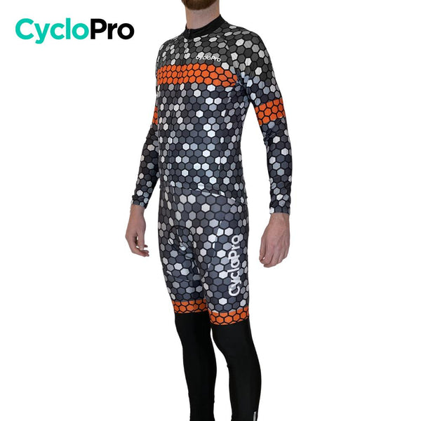 Herfstfietsoutfit Oranje Heren - Atmosphère+ herfstfietsoutfit GT-Cycle Outdoor Store 