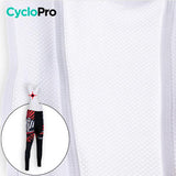 TENUE CYCLISTE AUTOMNE ROUGE - DIRTY+ tenue de cyclisme CycloPro 