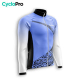 WINTERFIETSOUTFIT HEREN BLAUW - TRACE+ herenfietsoutfit CycloPro 