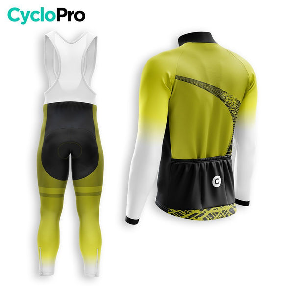 GELE WINTERWIETSOUTFIT HEREN - TRACE+ herenfietsoutfit CycloPro 