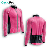 TENUE CYCLISTE HIVER HOMME ROSE - SPEED+ tenue cyclisme homme CycloPro 