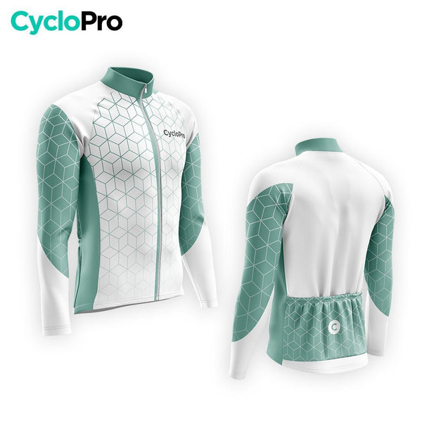 TENUE CYCLISTE HIVER HOMME VERT - CUBIC+ tenue cyclisme homme CycloPro 