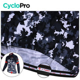 Tenue cycliste hiver Noir et rouge - Military tenue de cyclisme GT-Cycle Outdoor Store 