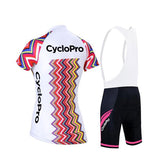 DAMES FIETSOUTFIT - ZIGZAG+ CycloPro zomerfietsoutfit 