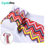 DAMES FIETSOUTFIT - ZIGZAG+ CycloPro zomerfietsoutfit 