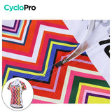 DAMES FIETSOUTFIT - ZIGZAG+ CycloPro zomerfietsoutfit 