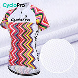 DAMES FIETSOUTFIT - ZIGZAG+ CycloPro zomerfietsoutfit 