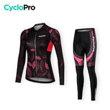 WINTERFIETSOUTFIT DAMES - HERFST+ CycloPro Sans fietsoutfit XS 