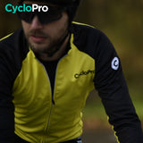 Thermique Cyclisme Jaune - Thermika Veste thermique velo CycloPro 