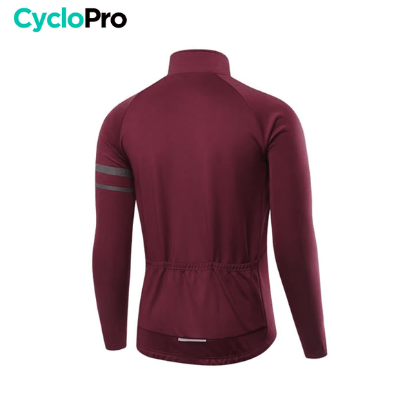 Veste Thermique Cyclisme Rouge - Mountain+ CycloPro 